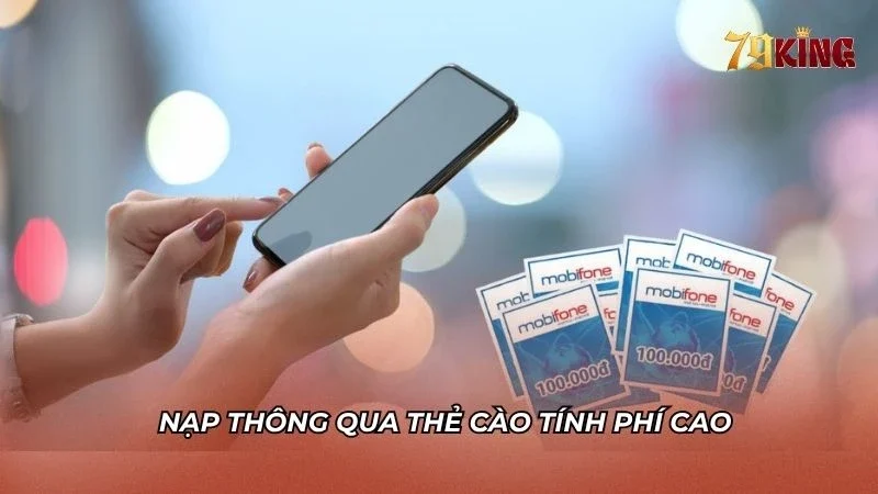 Giao dịch thông qua thẻ cào sẽ bị tính mức phí cao nhất